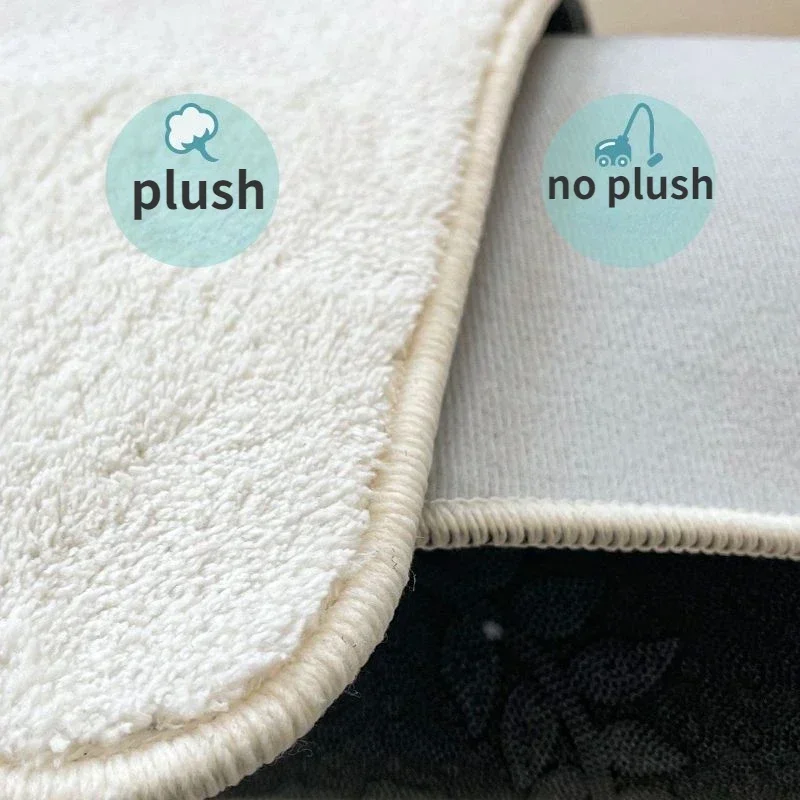 Rectangle UNO Reverse Card Doormat Carpet Thicken Antislip Floor Mat Fluffy Tufted Soft Area Rug Living Room Bedroom Bedside Mat