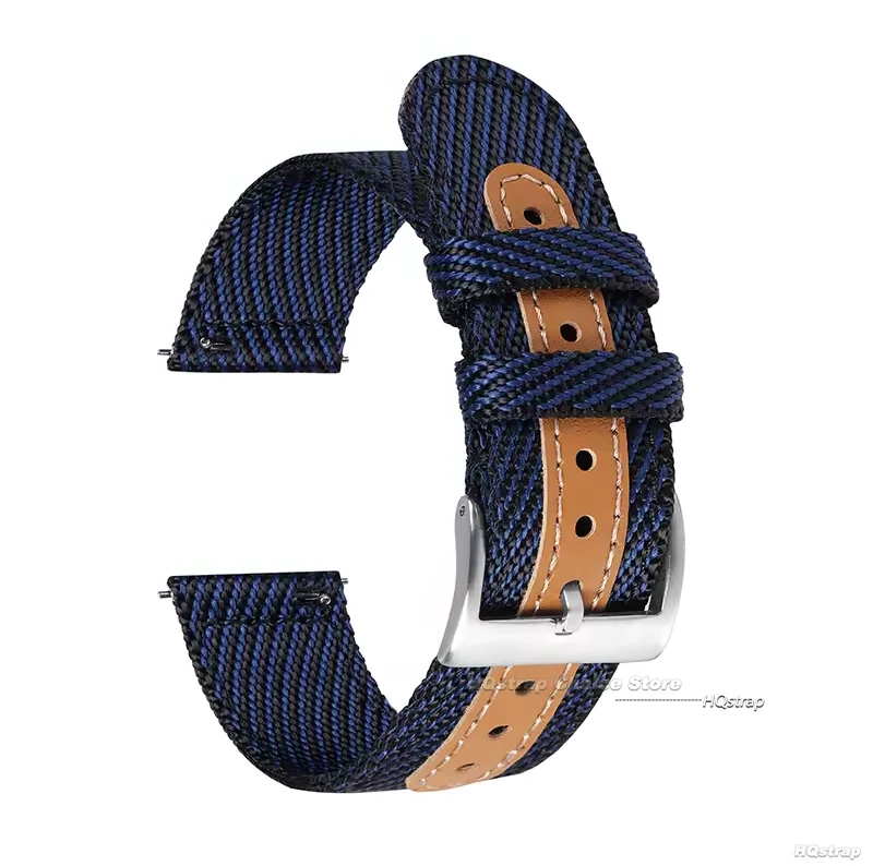Universal Nylon Sport Watch Strap - Quick Release Canvas Band