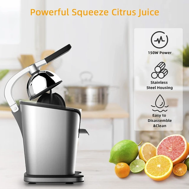 Citrus Juicer Electric Orange Squeezer Lemon Squeezer Electric High Juice  Yield Juicer USB Charging USB Charging Juicer Lime Press Wireless Portable