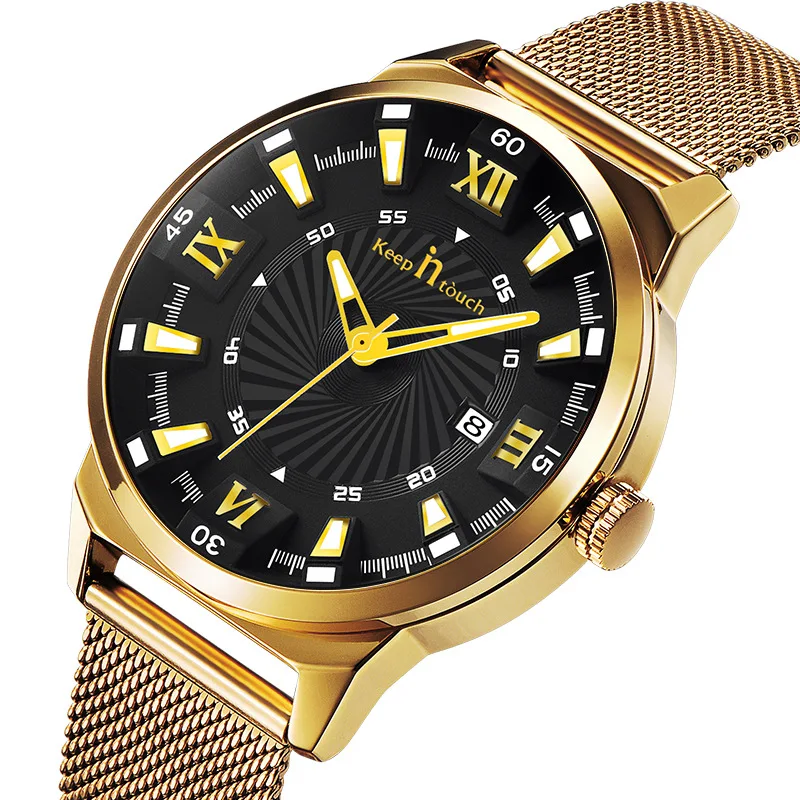 

Men's Watch Fashion Stainless Steel Band Student Watch