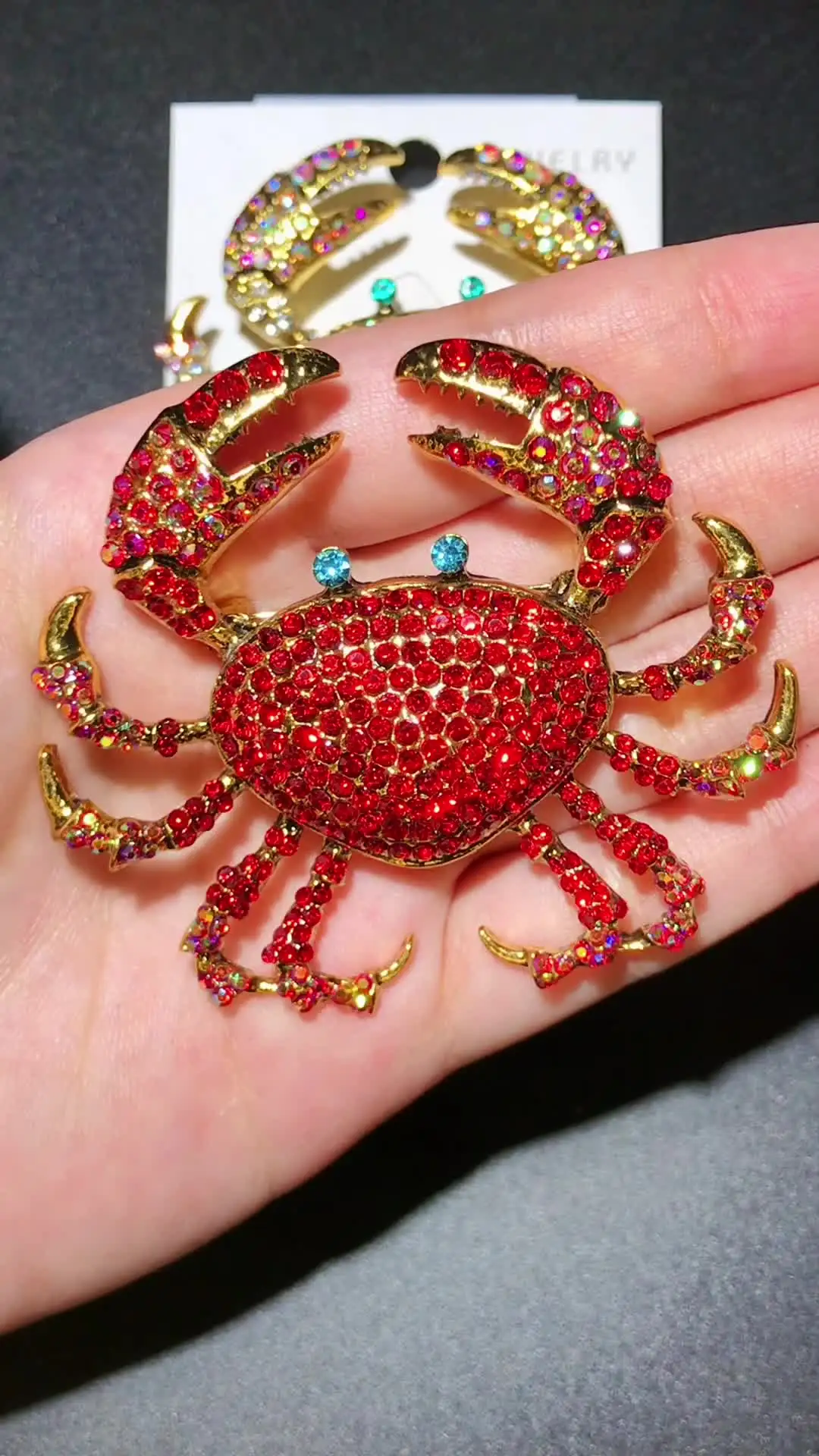 Spilla Con Fiocco Dorato A Forma Di Animale E Insetto Con Strass E Perle - Regalo Per Donna, Festa Della Mamma, Matrimonio - 4