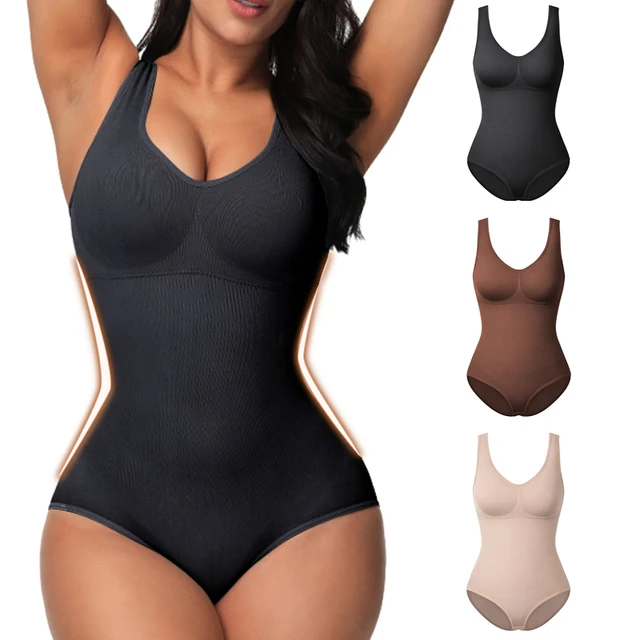 Women Smooth Full Body Shaper Firm Tummy Control Shapewear Bodysuit Belly  Thigh Slimmer Underwear Corset Fajas Colombianas - AliExpress