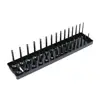 3Pcs Black/Red Socket Organizer Tray For 1/2" 3/8" 1/4" Socket Holder Home Sleeve Storage Rack Garage Tray Tool 6