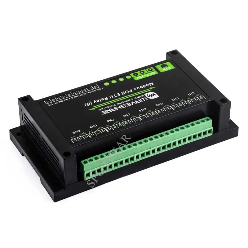 Modbus Relay Industrial Modbus POE ETH RJ45 To 8-Ch Relay B RTU/Modbus TCP-Ethernet For IOT