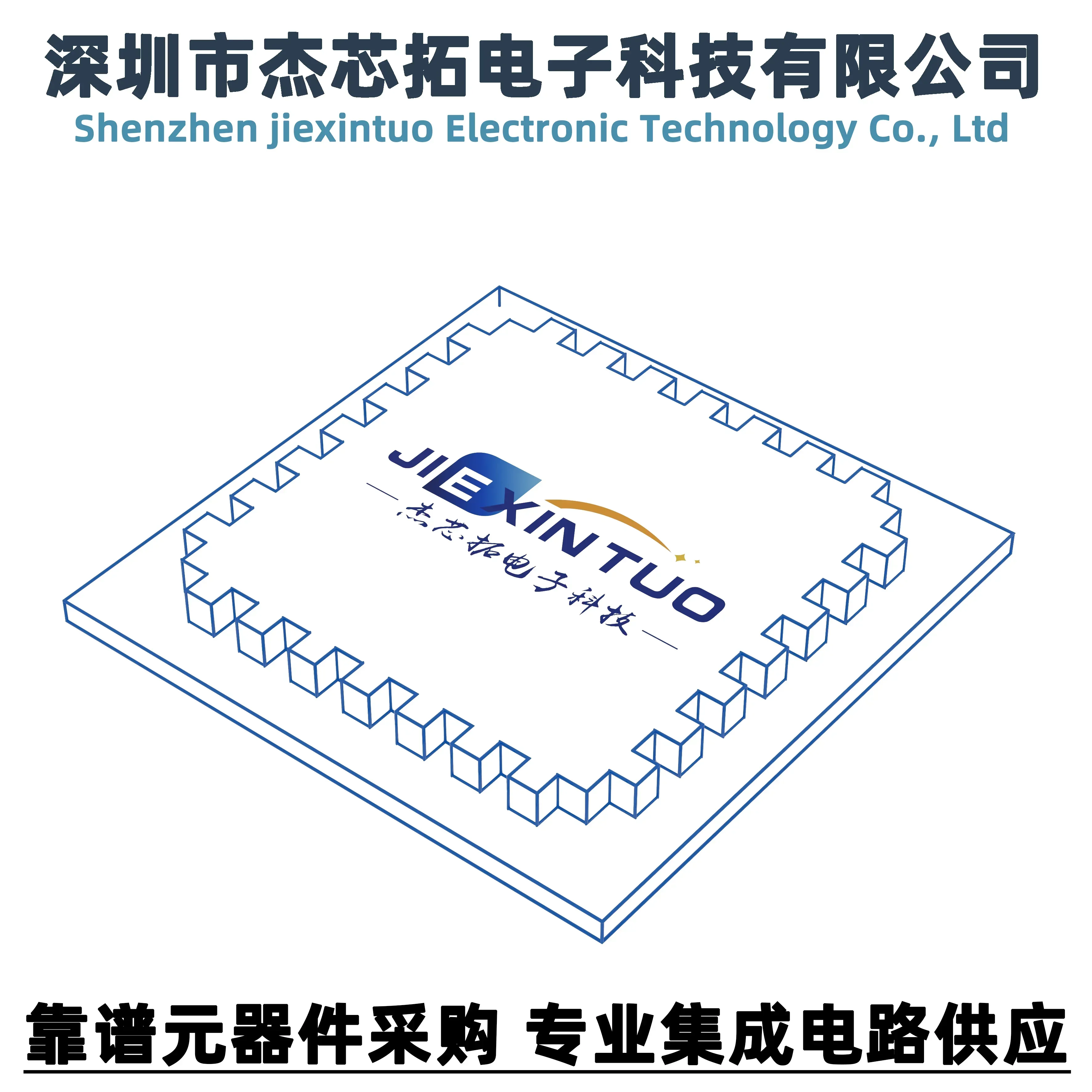 Gold-Plated Round Hole IC Socket