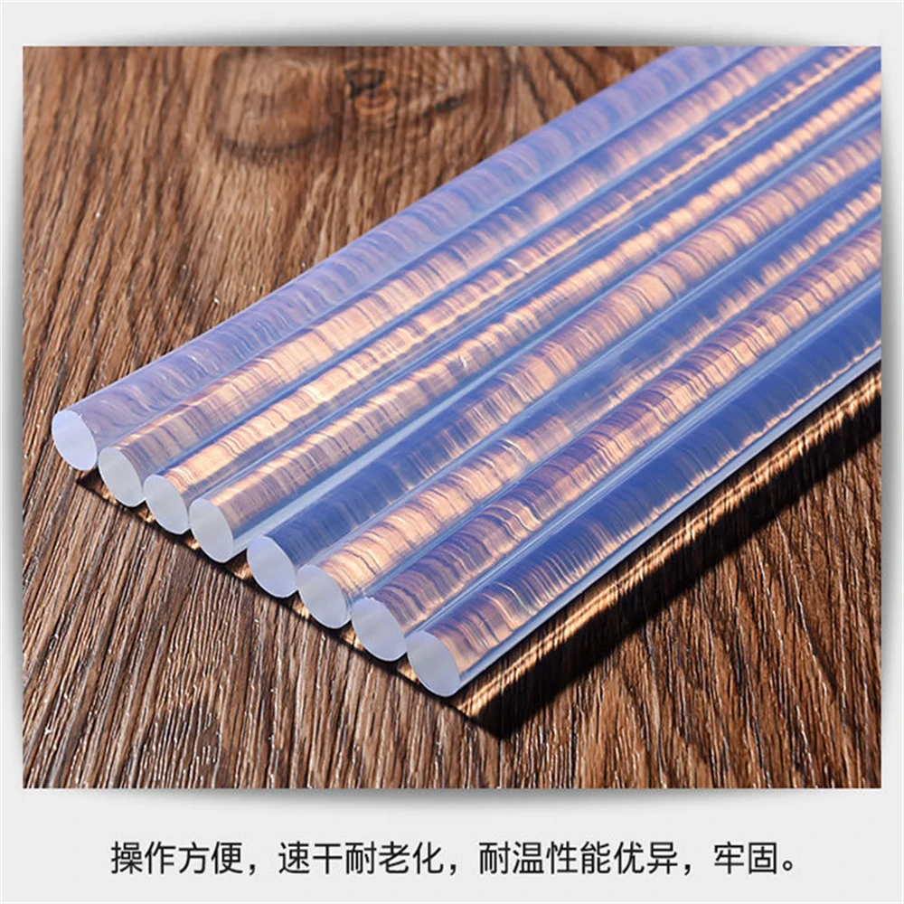 11mm x 100mm 핫멜트 건 접착제 스틱 도구 전기 접착제 총 도구에 대한 투명 공예 수리 합금 DIY 도구 액세서리