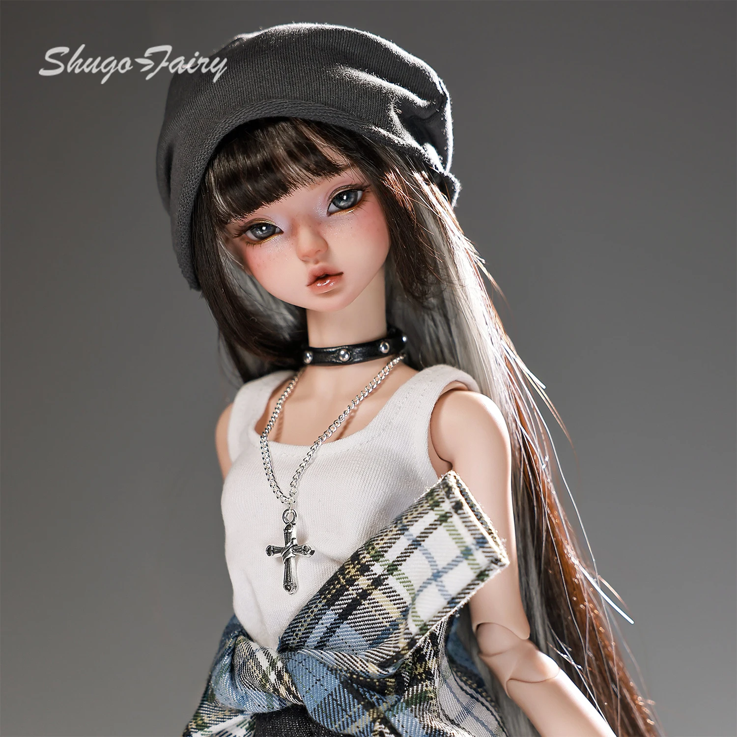 Lena F Bjd Doll 1/4 Bariy Body Lazy Pure Modern Street Daily Outfit Toys Korean Cool Music Producer Resin Shugafairy Full Set