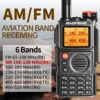 Baofeng UV-K6 Long Range Walkie Talkie Full Band Wireless Copy Frequency Type-C Charge UHF VHF Amateur Two Way Radio For Camping 3