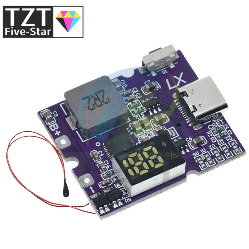TZT 1/3PCS 22,5W Power Bank Modul für bidirektionales schnelles Laden, mobiles Powerbank-Modul für Lithium-Batterieladegeräte, unterstützt QC4+