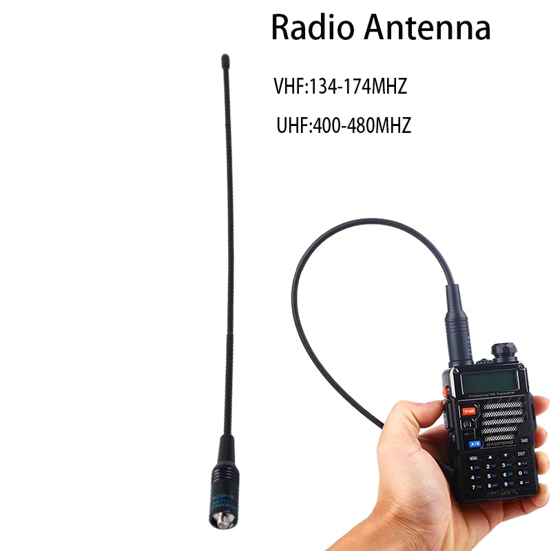 Antenna Radio Dual Band Uv Na-771 Antenna Walkie Talkie Vhf Uhf Compatibile Per Baofeng Kenwood Tyt Quansheng
