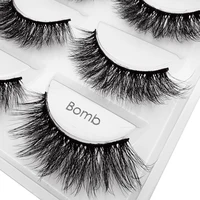 YSDO 3/5 paires 3D vison faux cils ailés cils épais maquillage faux cils Volume cils dramatique vison cils 5