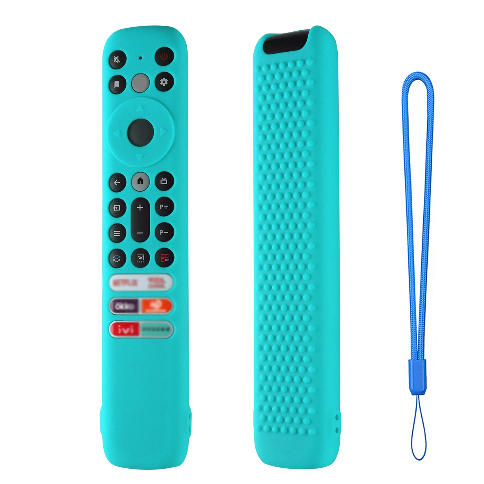 Silicone Case Cover for TCL RC902V FMR1 FAR2 FMR4 Voice Remote Control for TCL 55R646 55S546 65R646 65S546 75R646 75S546 TV