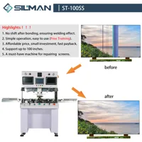 Silman ST-100SS 100 inch Single Head LCD Panel Repair Machine ACF COF Bonding Machine For Laptop TV Screen TAB FPC COG Repairing 2
