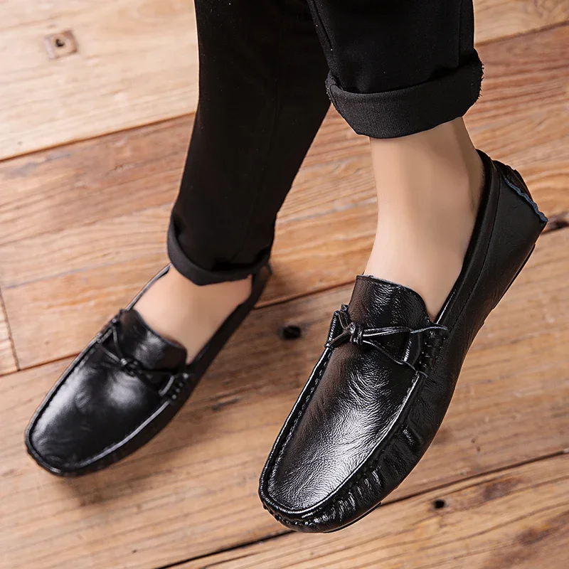 

Premium Genuine Leather Business Shoes Fringe Mens Black Dress Shoes Luxury Shoes Men's Designer Shoes Loafers Mens Moccasins