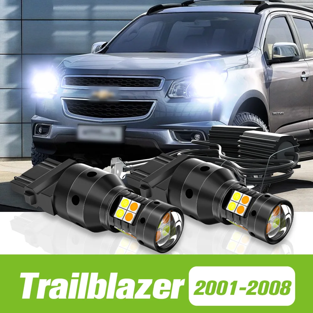 2pcs For Chevrolet Trailblazer 20012008 Dual Mode LED Turn Signal