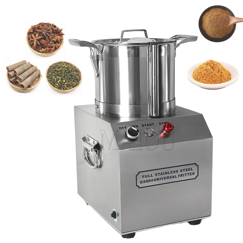 

Высокоскоростной измельчитель мяса из нержавеющей стали 4 л, мясорезка для отеля, ресторана, пищевая дробилка, Электрический имбирь