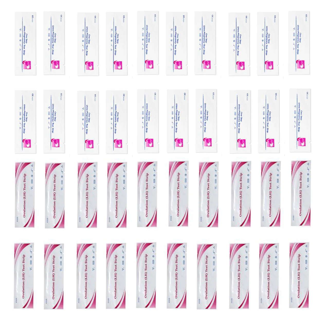 Test Strips LH Ovulation Test + HCG Household Early Pregnancy Preparation First Response 40Pcs pregnancy test pregnancy test strips ovulation test strips