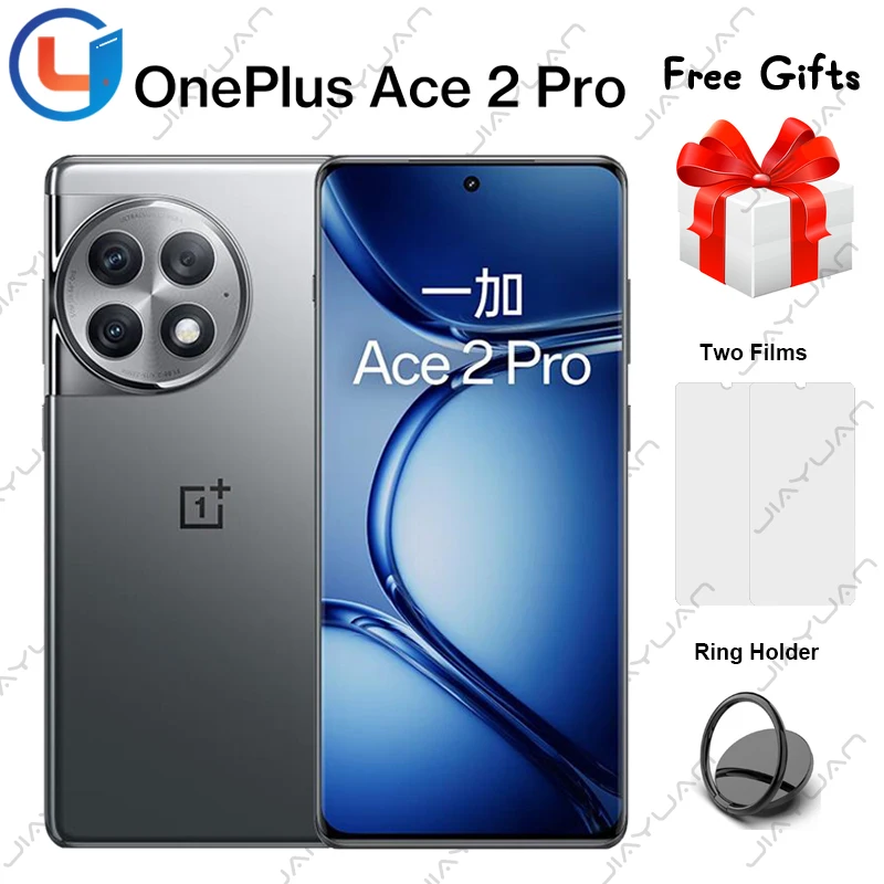 

Global Rom OnePlus ACE 2 Pro 5G 6.74 Inches 120Hz Screen Snapdragon 8 Gen 2 Battery 5000mAh 150W SuperCharge NFC Smartphone