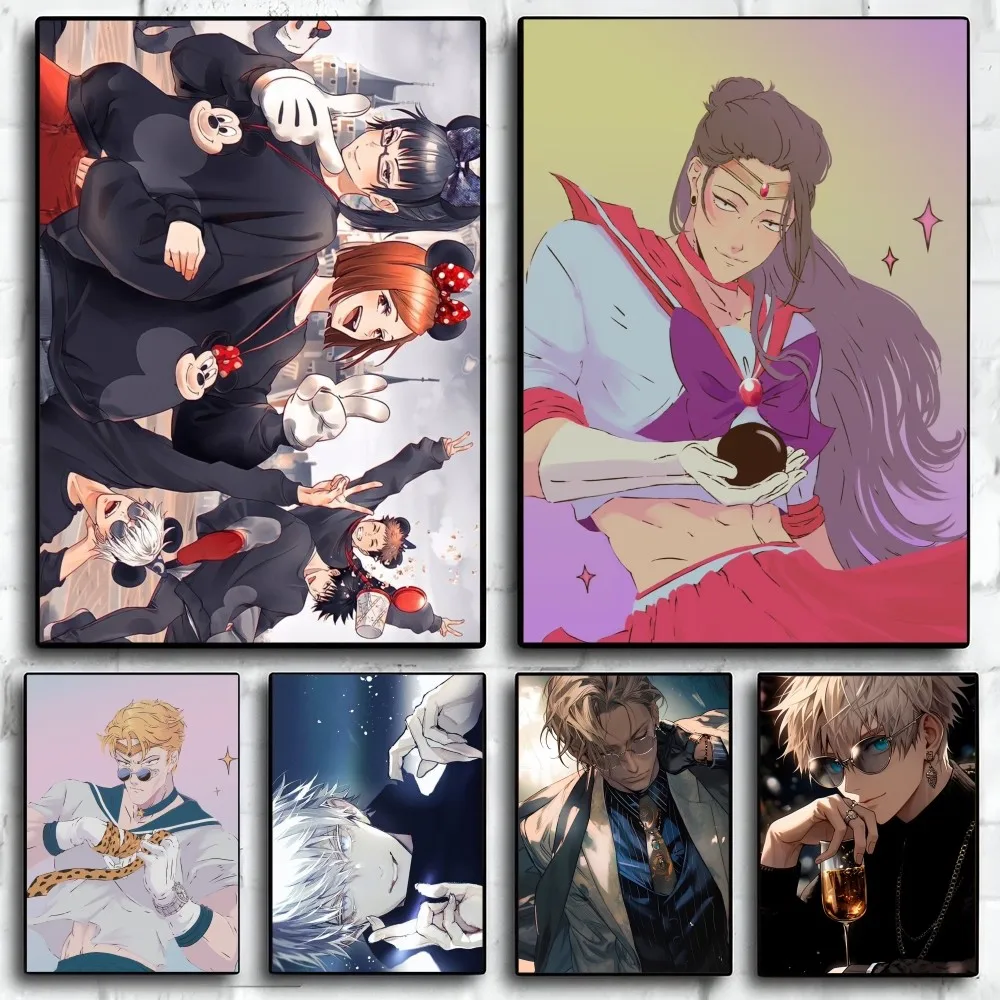 

Jujutsu Kaisen Anime Poster Paper Print Home Living Room Bedroom Entrance Bar Restaurant Cafe Art Painting Decoration