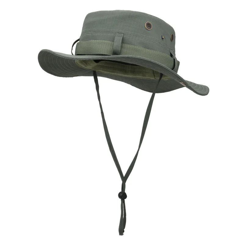 Outdoor hat, quick-drying and breathable, multi-functional, wide-brimmed, casual, suitable for all occasions, denim hat.
