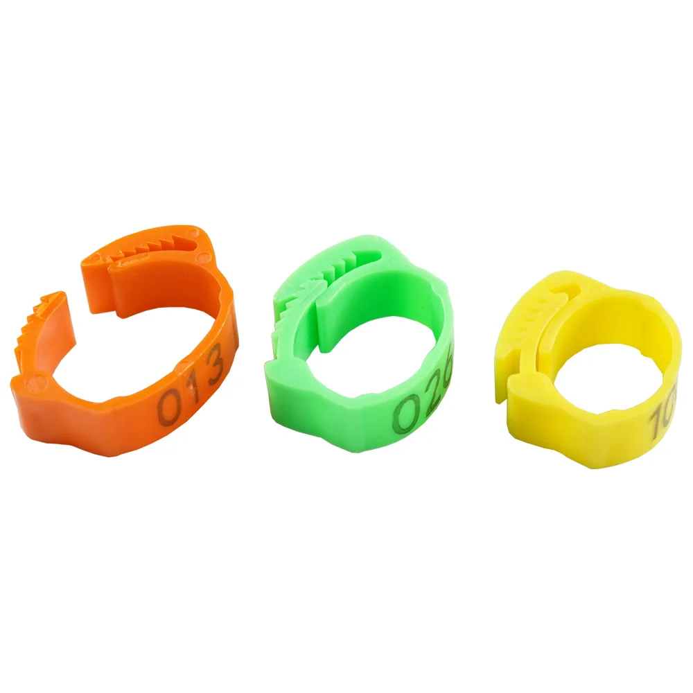30PCS Adjustable Chichken Bird Leg Rings Numbered Identification Bands Poultry Foot Label Chicks Turkey Animal Monochrome bird foot rings birds foot rings