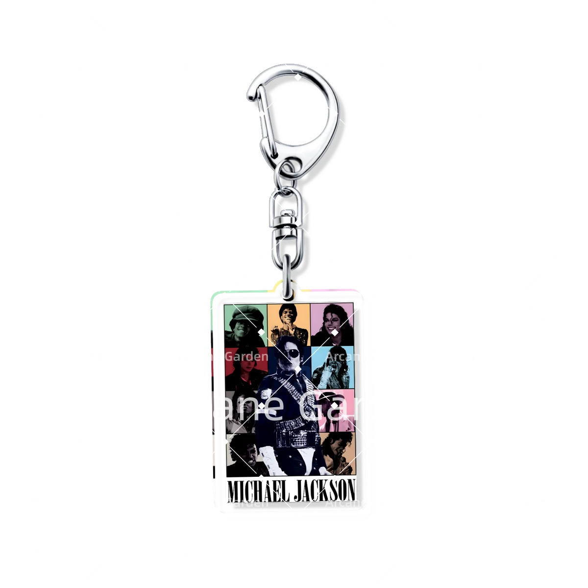 Michael Jackson Acrylic Keychain King of Pop Memorabilia Vintage Music Fan Gift Keep the Legend Close Memorial Vintage Thriller