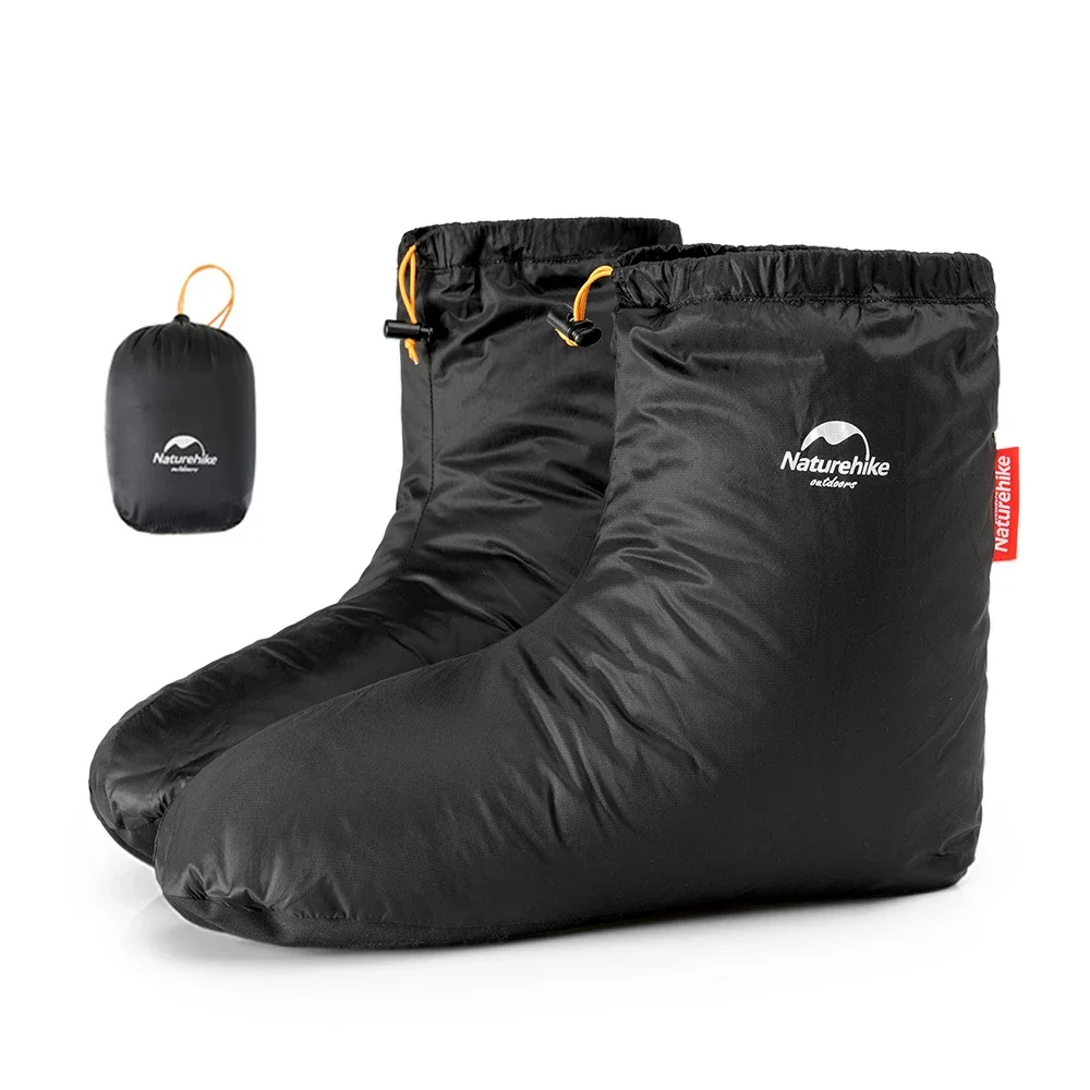 

Naturehike Goose Down Slipper Winter Warm Boots Waterproof Windproof Thermal Feet Cover Ultralight Sleeping Bag Accessories