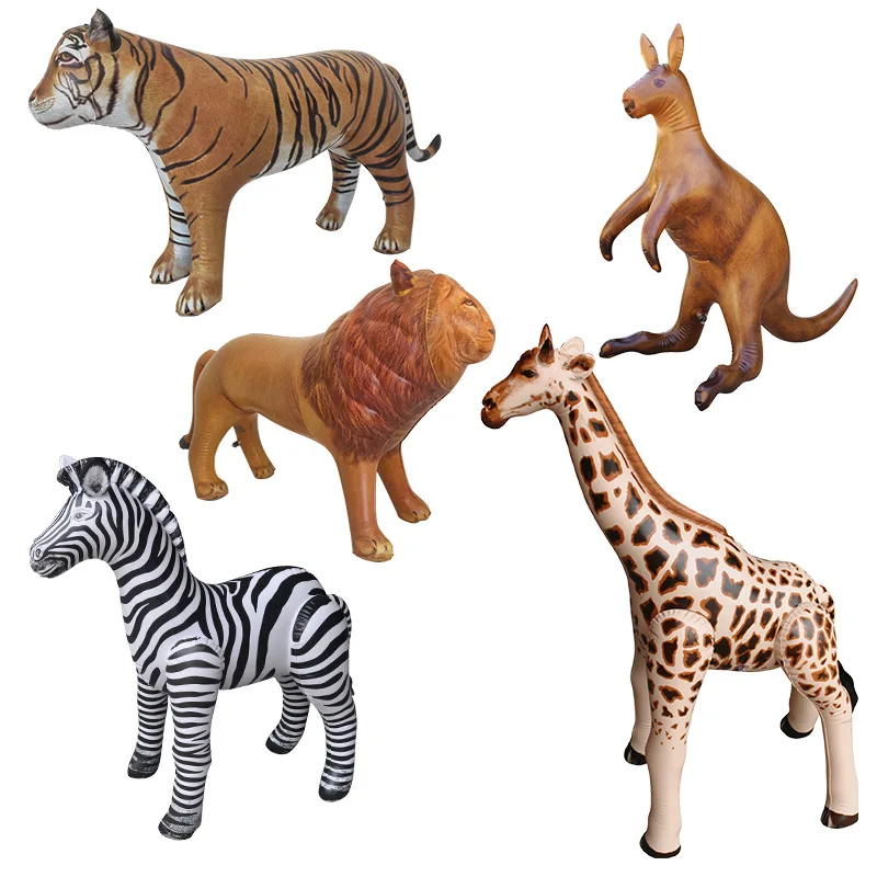 

Giant Large Inflatable Animal Balloons Giraffe Zebra Simulation Elephant Tiger Jungle Safari Birthday Party Scene Decoration