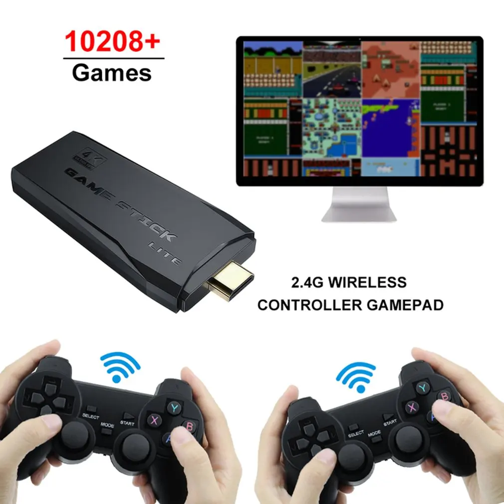 M8 게임 콘솔 무선 고화질 비디오 클래식 게임, 재미있는 크리에이티브 64G 메모리 게임 스틱, PS1 용, 2.4G, 빠른 배송