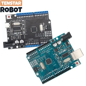 Макетная плата для UNO R3 CH340G + MEGA328P, SMD чип 16 МГц для Arduino UNO R3, USB-кабель ATEGA328P, один комплект