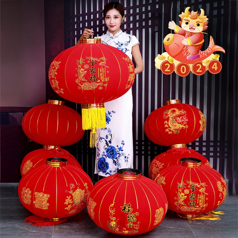 2025 中国のランタン装飾中国の伝統的な吊り提灯春祭り