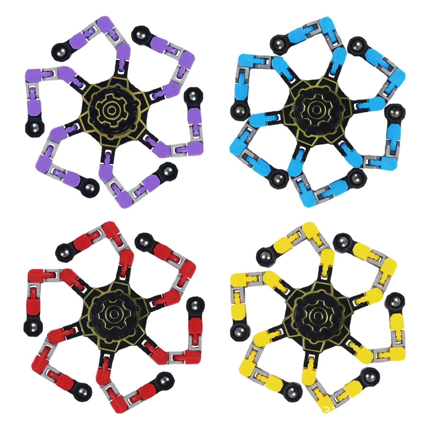 Transformeerbare fidget spinner sensorisch speelgoed anti stress_voghion.com