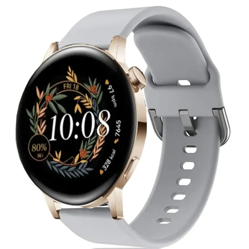 20mm Silicone Watch Strap - Universal Fit, Sporty Design
