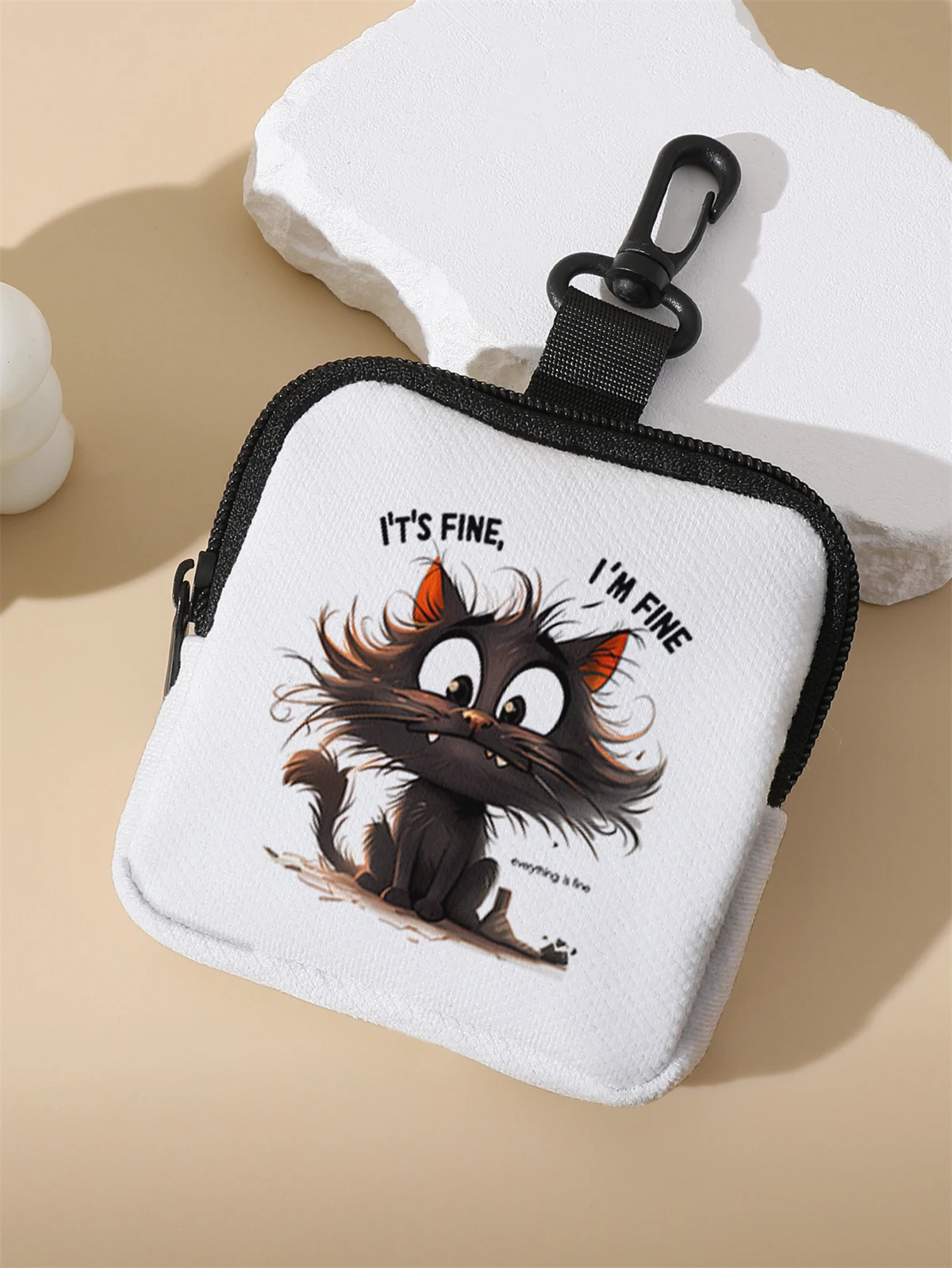 Large capacity coin wallets with cat patterns, digital printed coin wallets, and storage bags are ideal choices for gifts