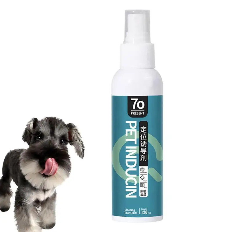 

120ML PET INDUCIN Puppy Positioning Defecation Inducer Safe And Effective Dogs Spray Supplie Training Potty Spray For Dog Toilet