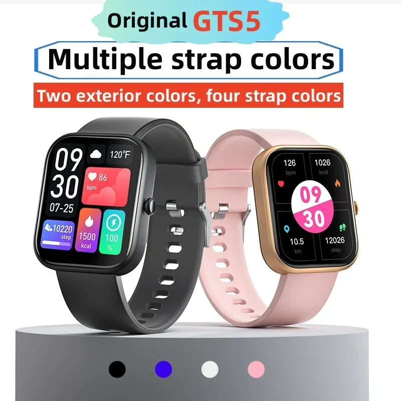 

2024 New GTS5 Smartwatch Blood-oxygen Saturation Measurement 60+ Sports Modes Health Assistant Smart Watch for Android IOS Phone