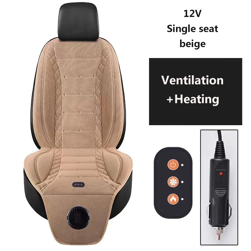 12/24VCar Belüftung Sitzkissen Sommer Kühlung Winter Heizung Sitz Matte Blasen Belüftung Auto Start Stop Pad Auto innen