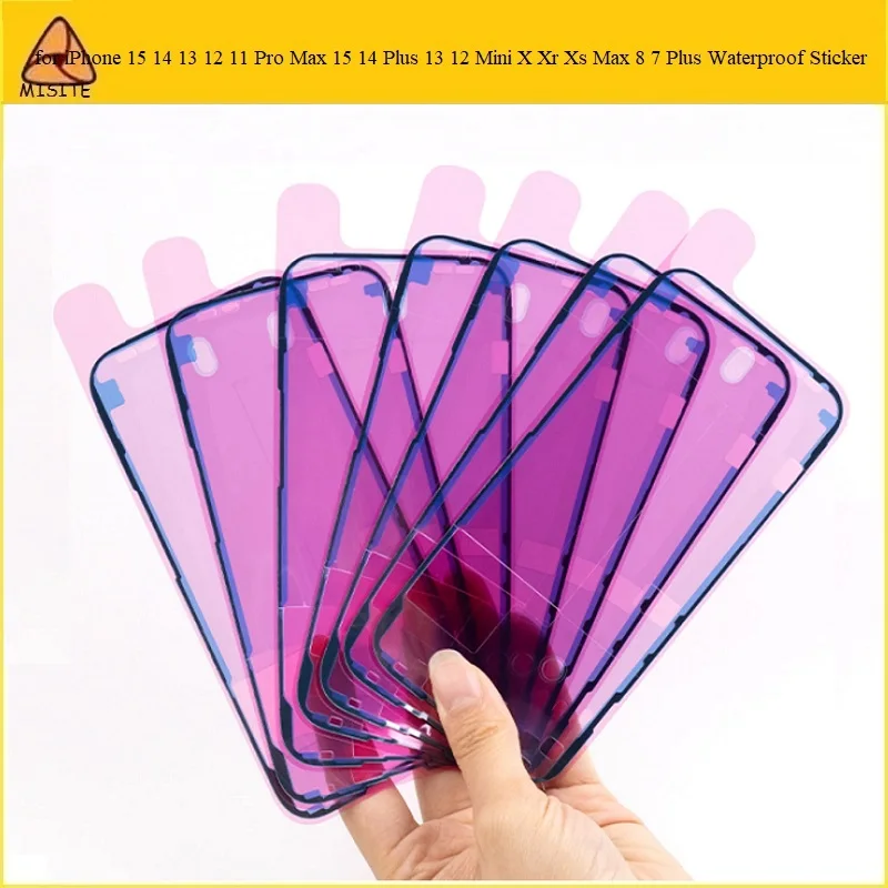 

10Pcs Original Waterproof Seal Tape Glue Adhesive Sticker Repair For iPhone 11 12 13 14 15 Pro Max 15 14 Plus X Xr Xs Max 8 7 6