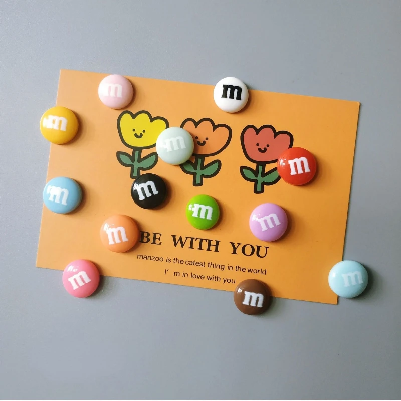 M Bean Refrigerator Magnetic Sticky Note
