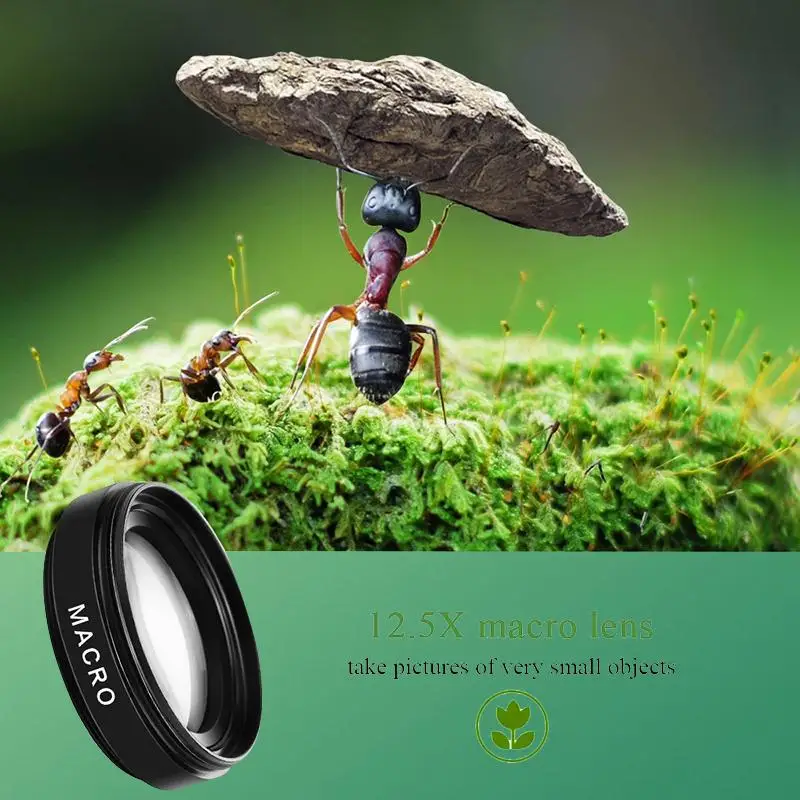 Capture Every Detail with the 0.45x Super Wide Angle and 12.5x Macro Mobile Phone Lens - The Ultimate Photography Upgrade