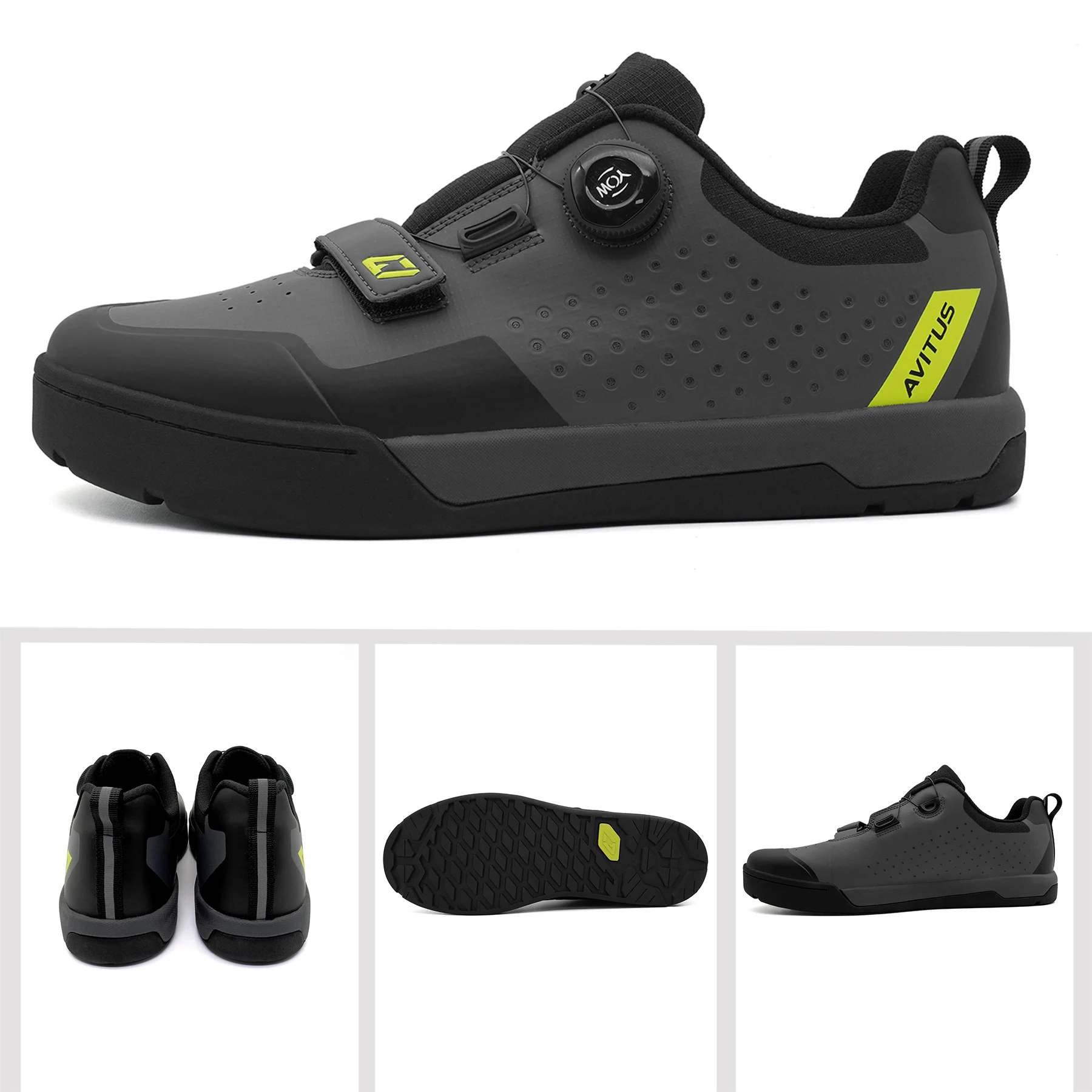 AVITUS Factory Zapatillas MTB Shoe Flat Pedal Rubber Sole for Enduro Free Ride DH Trail Riding Men Sneakers Bicyle Cycling Shoes cycling shoes