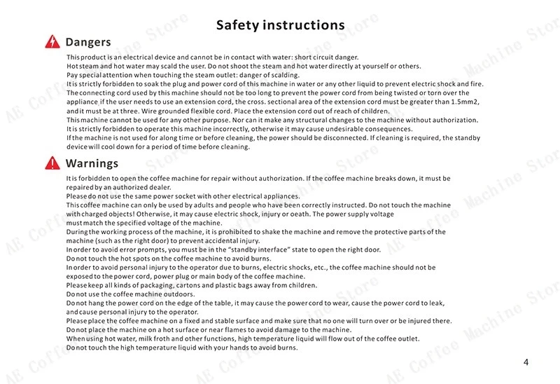 Description Picture 6 of itemIntegrated Grinder Coffee Machine Fully Automatic Espresso Machine Professional Coffee Machine LCD Display Control