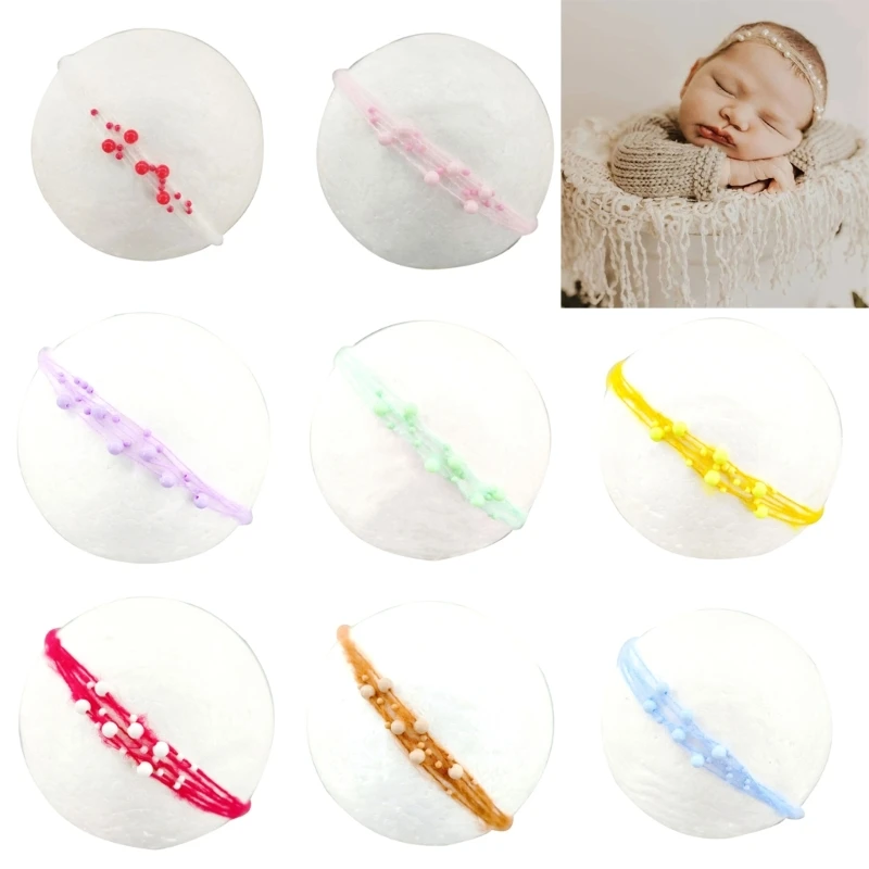 

Baby Photography Headwear Hair Bands Newborns 100 Day Headband Mohair Headpiece Studio Photography Props