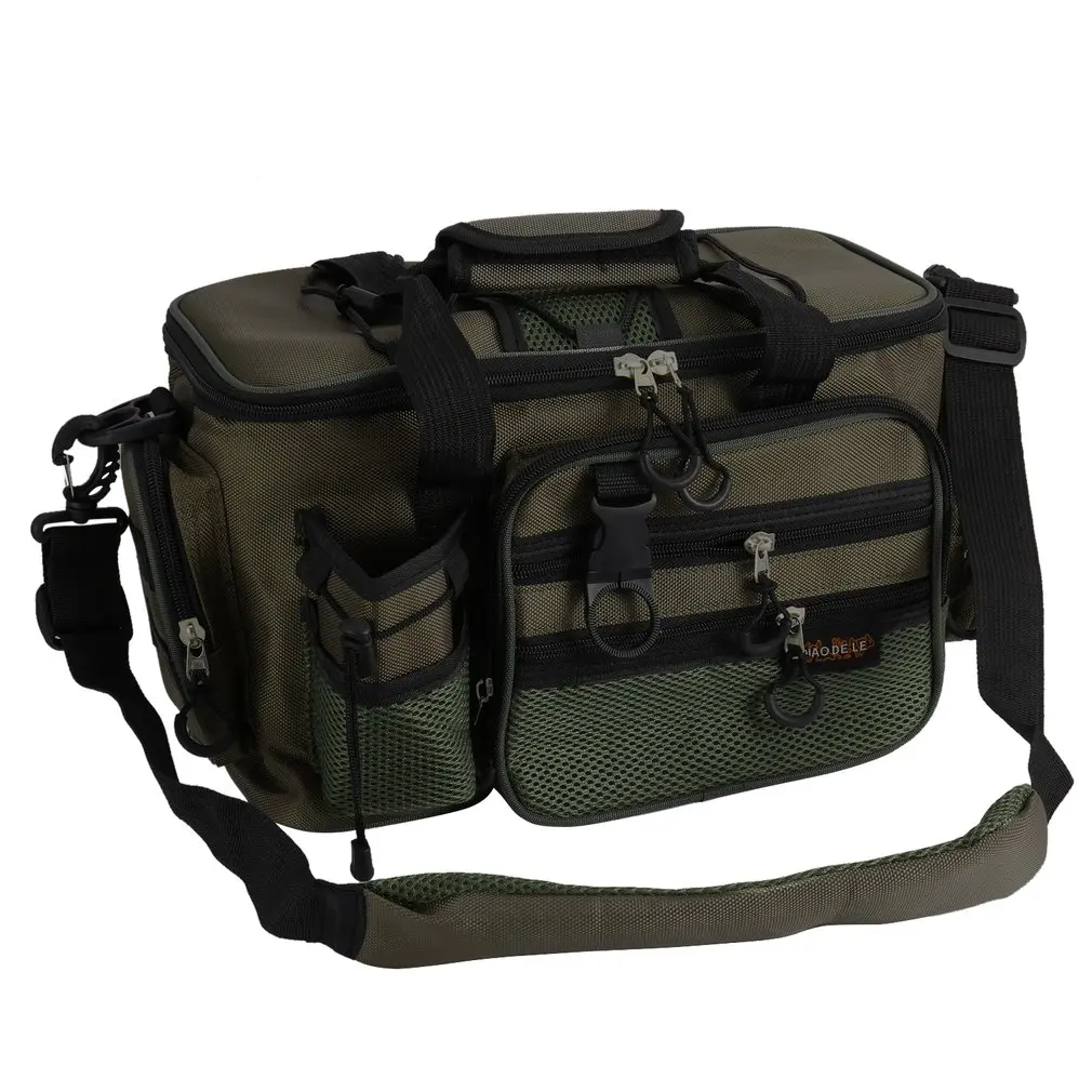 Multifunctional Canvas Fishing Bag Large Capacity Lure Fishing Tackle