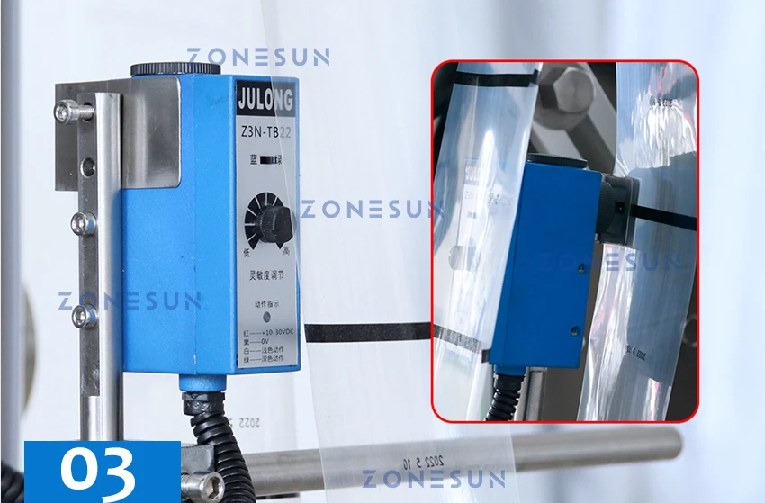 ZONESUN ZS-S100 Máquina automática de enchimento de pasta e seladora com impressora de data 