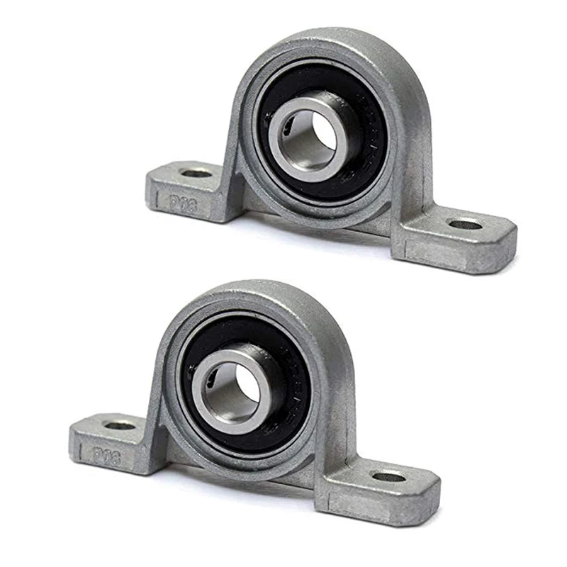 

2pcs Bearing Shaft Pillow Block Housing Zinc Alloy 10mm KP08 KP000 KP001 KP002 Diameter 8mm 10mm 12mm Pillow Block