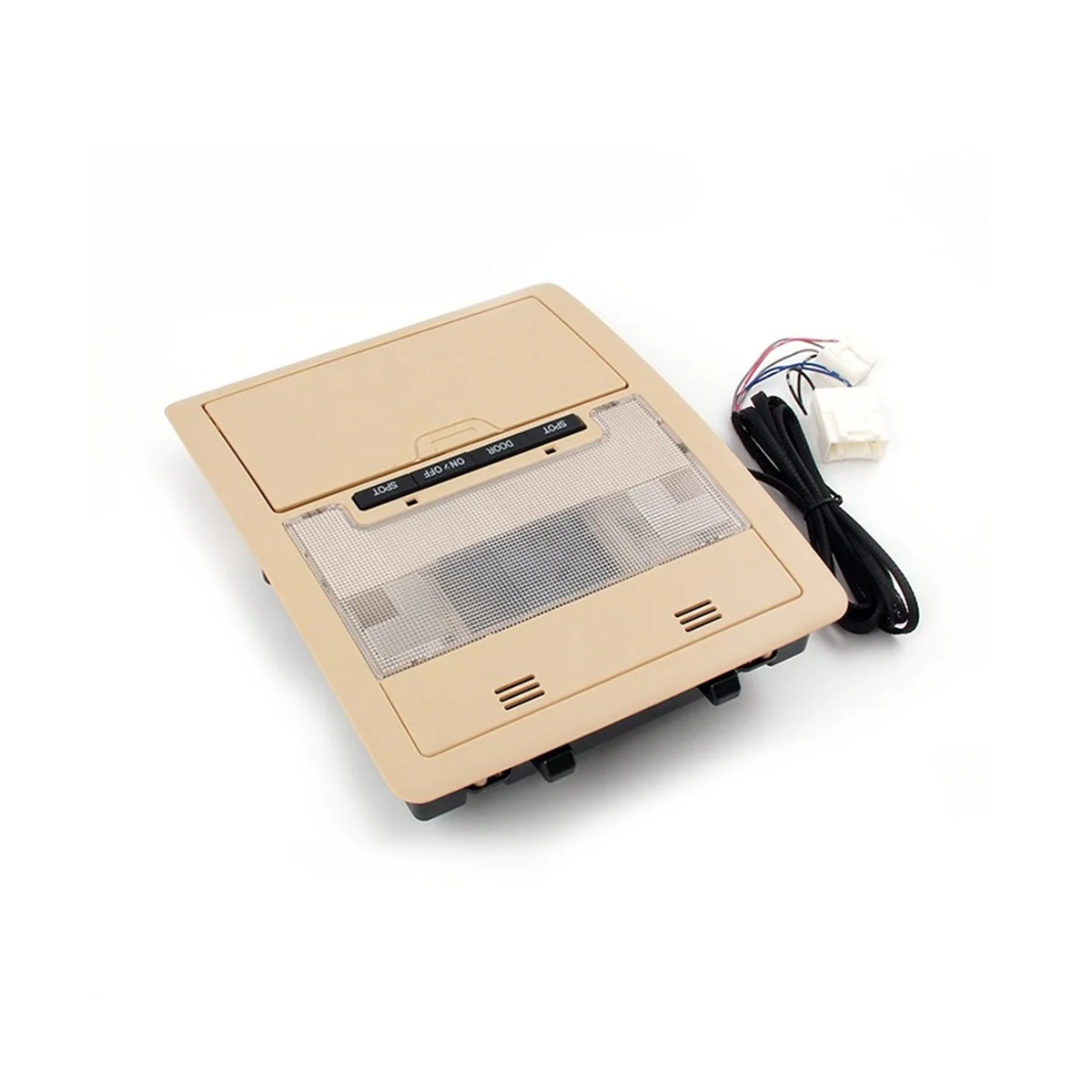

Car Interior Reading Light Modification Roof Light Gl es Case For 2008-2020 Toyota Land Cruiser 200 LC200(Beige)