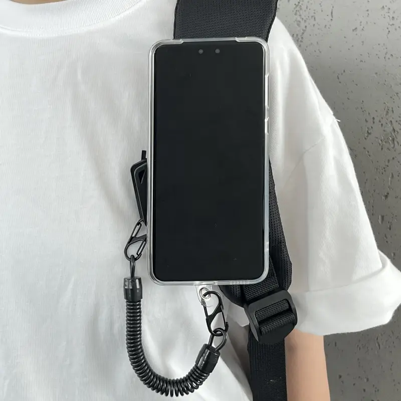 Free Hands Magnetic Belt Clip Holder Mobile Phone Holder Backpack Clip Metal Hook Spring Rope For Magsafe iPhone Accessories - Image 4