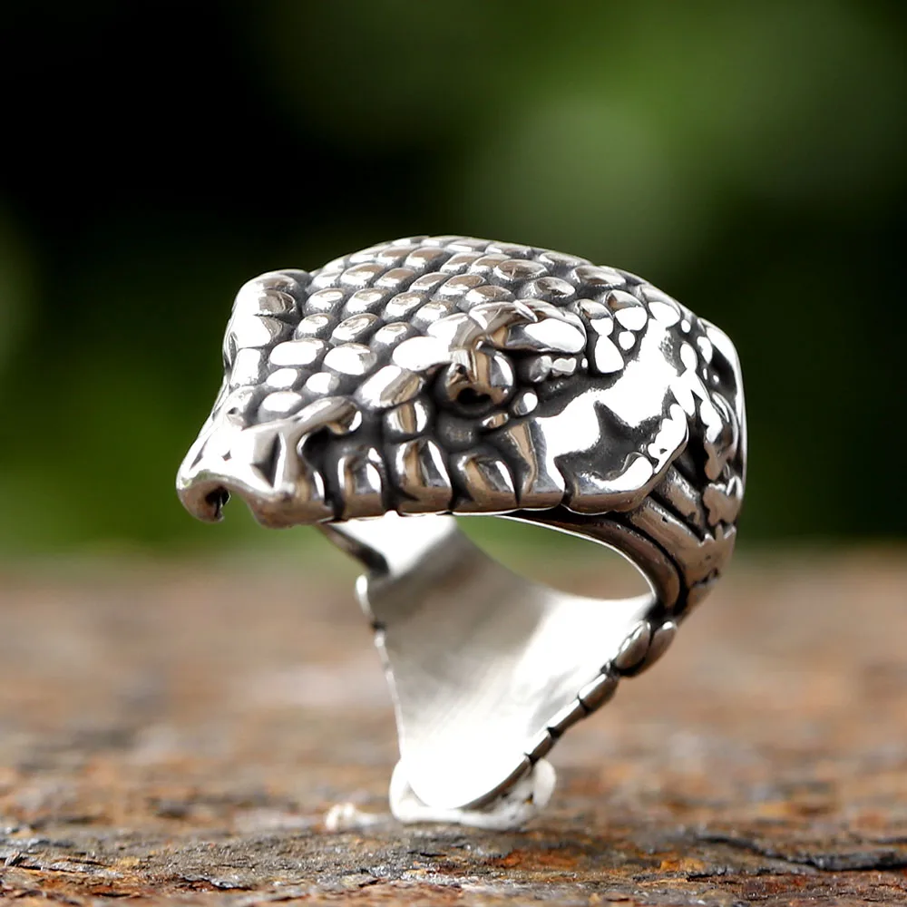 スケートボード ZORLAC 90's Bat Logo Ring Silver925 925 Sterling Silver Bat Gothic Ring