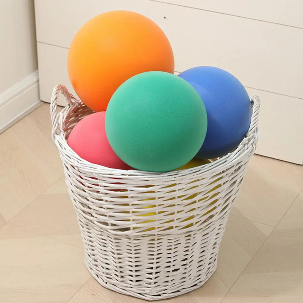 

Novelty Polyurethane Moderate Elasticity Children Silent Bounce Ball Baby Toy Kids Bouncy Basketball Silent Basketball Toy